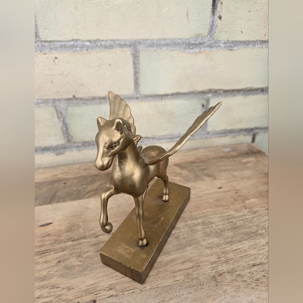 Vintage Brass Pegasus - Picture 7 of 8